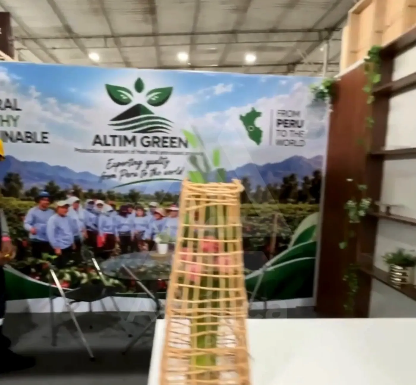 Stand de Altim Green en Expoalimentaria 2026 montado por Acrílica del Perú